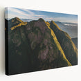 Vivid depiction of a Brazilian landscape on large stretched canvas, ideal for kitchen wall art.