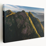 Vivid depiction of a Brazilian landscape on large stretched canvas, ideal for kitchen wall art.