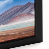 Extra large black wall art featuring a textured, colorful abstract design on framed canvas, ideal for living room decor.