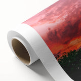 Art Deco poster of Alabama scenery on rolled canvas, featuring soft pastel colors, ideal for nursery wall art.