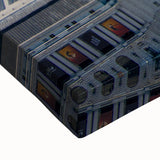 Black and white landscape art painting of San Francisco on a large stretched canvas, suitable for bedroom decor.