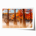 Extra large rolled print of a Louisiana landscape with vibrant floral elements, ideal for dining room wall art.
