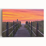 Black and white photograph of a Maine coastline on large stretched canvas, suitable as kitchen wall art.