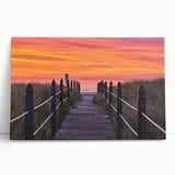 Black and white stretched canvas of a serene Maine landscape, ideal for kitchen wall art.