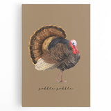 Large black and white stretched canvas featuring a minimalist fall tree design, suitable for kitchen wall art.