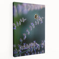 Spring-themed large art on stretched canvas featuring blooming trees and soft green and pink tones.