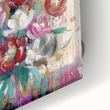 Floral Dining Room Wall Art - Elegant Modern Canvas Print