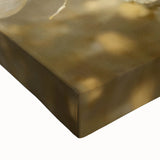 Golden Floral Living Room Wall Art – Elegant Canvas Print