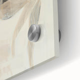 Abstract figurative acrylic artwork featuring vibrant colors and intricate details, showcasing a modern aesthetic with a glass-like finish, ideal for contemporary decor.