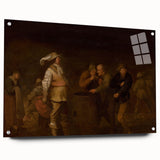 Baroque Tavern Scene: Classic Art Print with Rustic Character