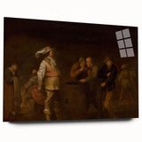 Baroque Tavern Scene: Classic Art Print with Rustic Character