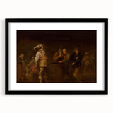Baroque Tavern Scene: Classic Art Print with Rustic Character