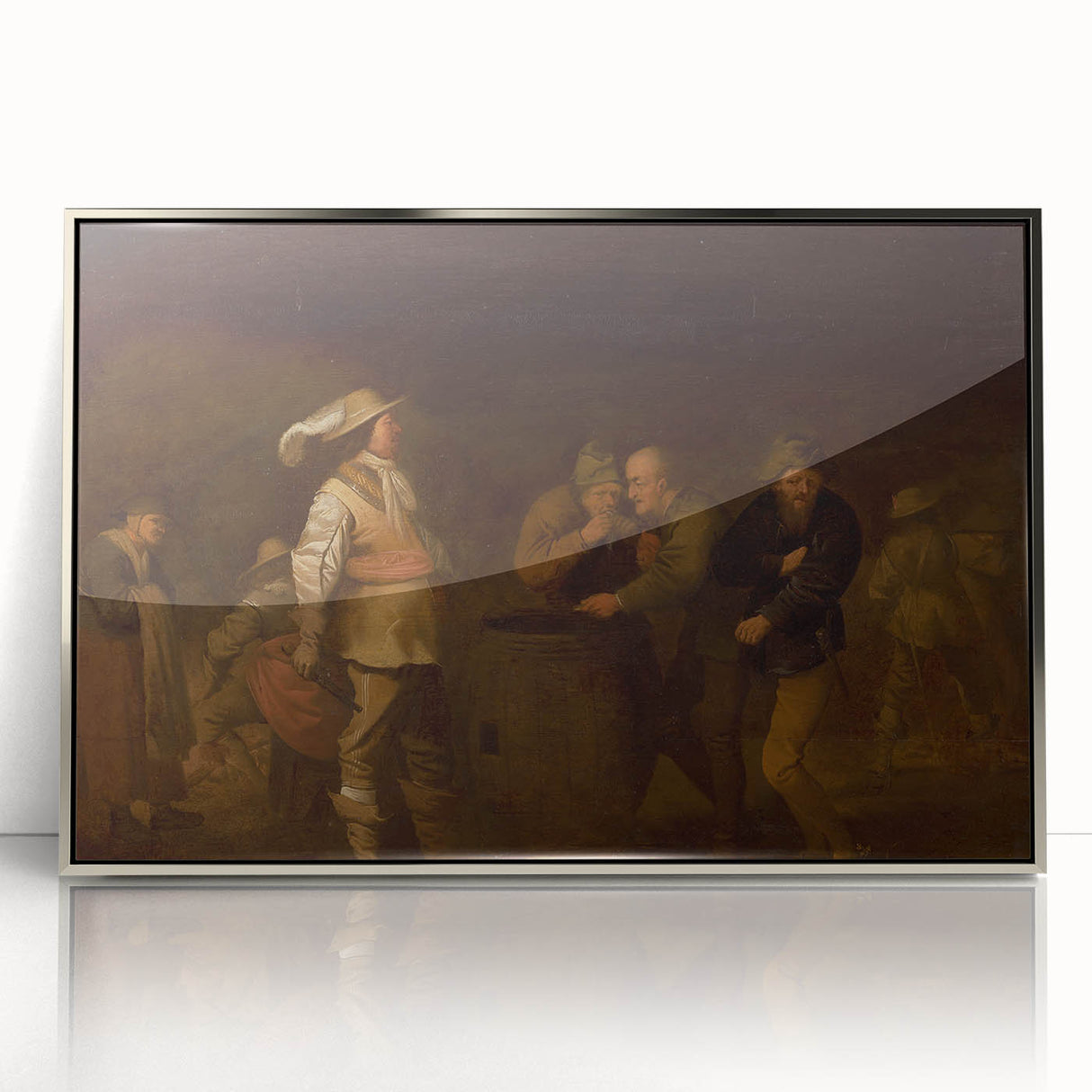 Baroque Tavern Scene: Classic Art Print with Rustic Character