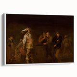 Baroque Tavern Scene: Classic Art Print with Rustic Character