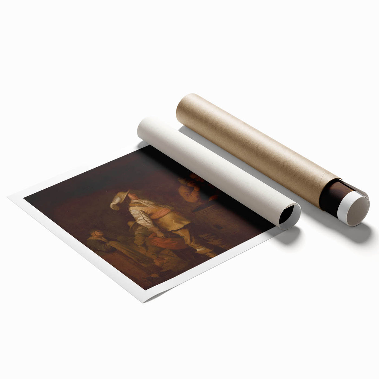 Baroque Tavern Scene: Classic Art Print with Rustic Character