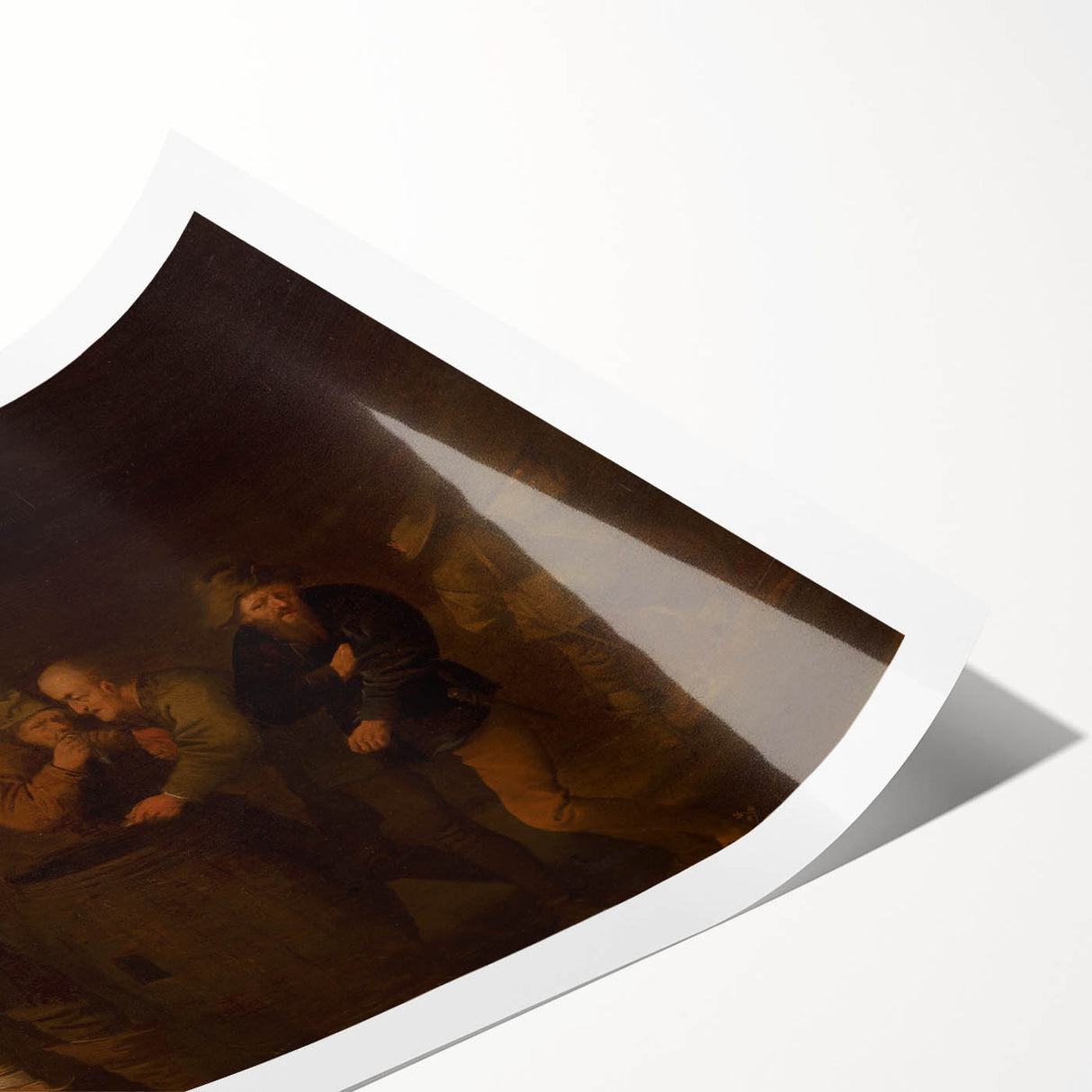 Baroque Tavern Scene: Classic Art Print with Rustic Character