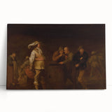 Baroque Tavern Scene: Classic Art Print with Rustic Character