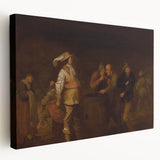 Baroque Tavern Scene: Classic Art Print with Rustic Character