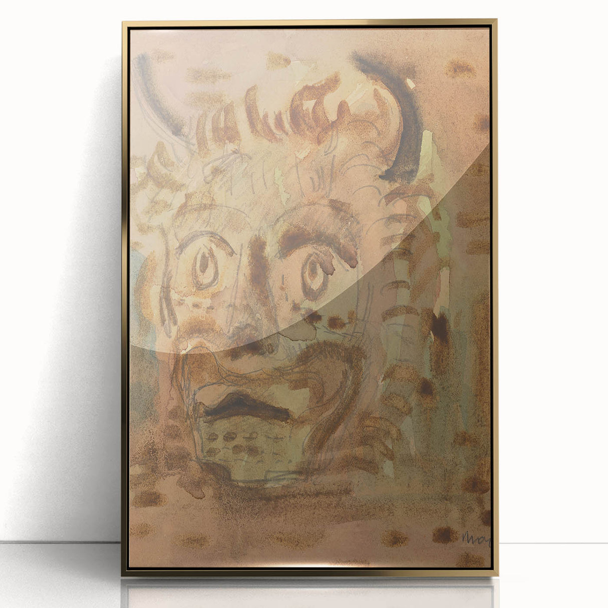 Expressionist Art - Satyr by Cyprián Majerník