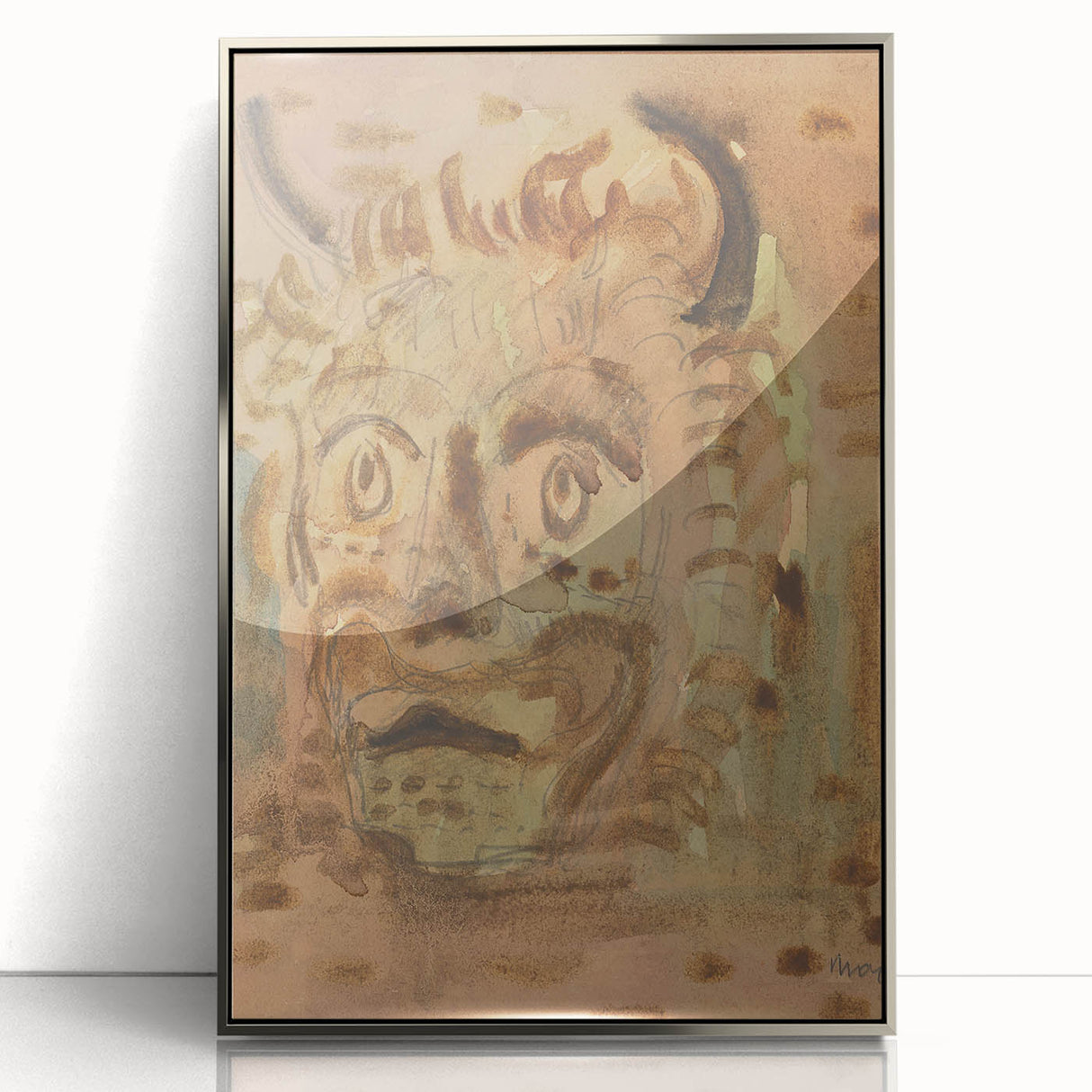 Expressionist Art - Satyr by Cyprián Majerník
