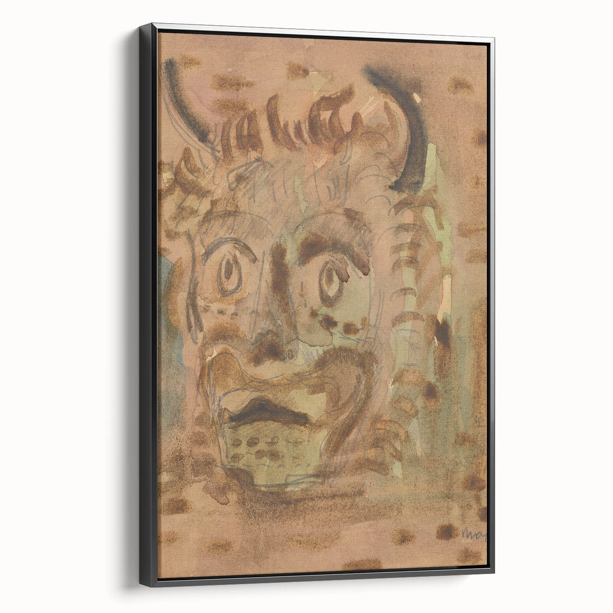 Expressionist Art - Satyr by Cyprián Majerník