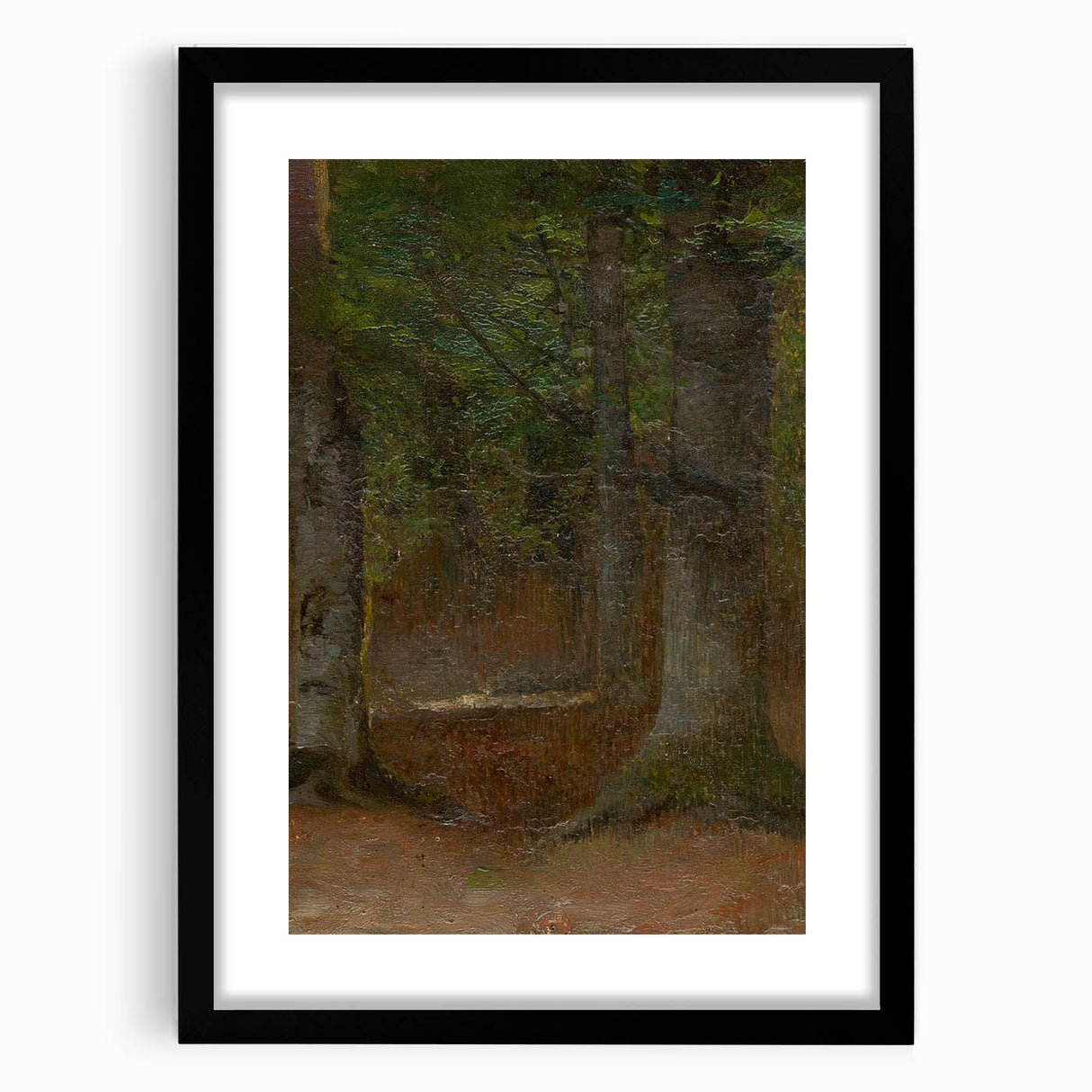 Forest Landscape Wall Art - Serene Woodland Study by László Mednyánszky