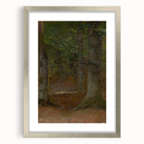 Forest Landscape Wall Art - Serene Woodland Study by László Mednyánszky