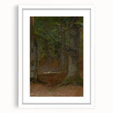 Forest Landscape Wall Art - Serene Woodland Study by László Mednyánszky