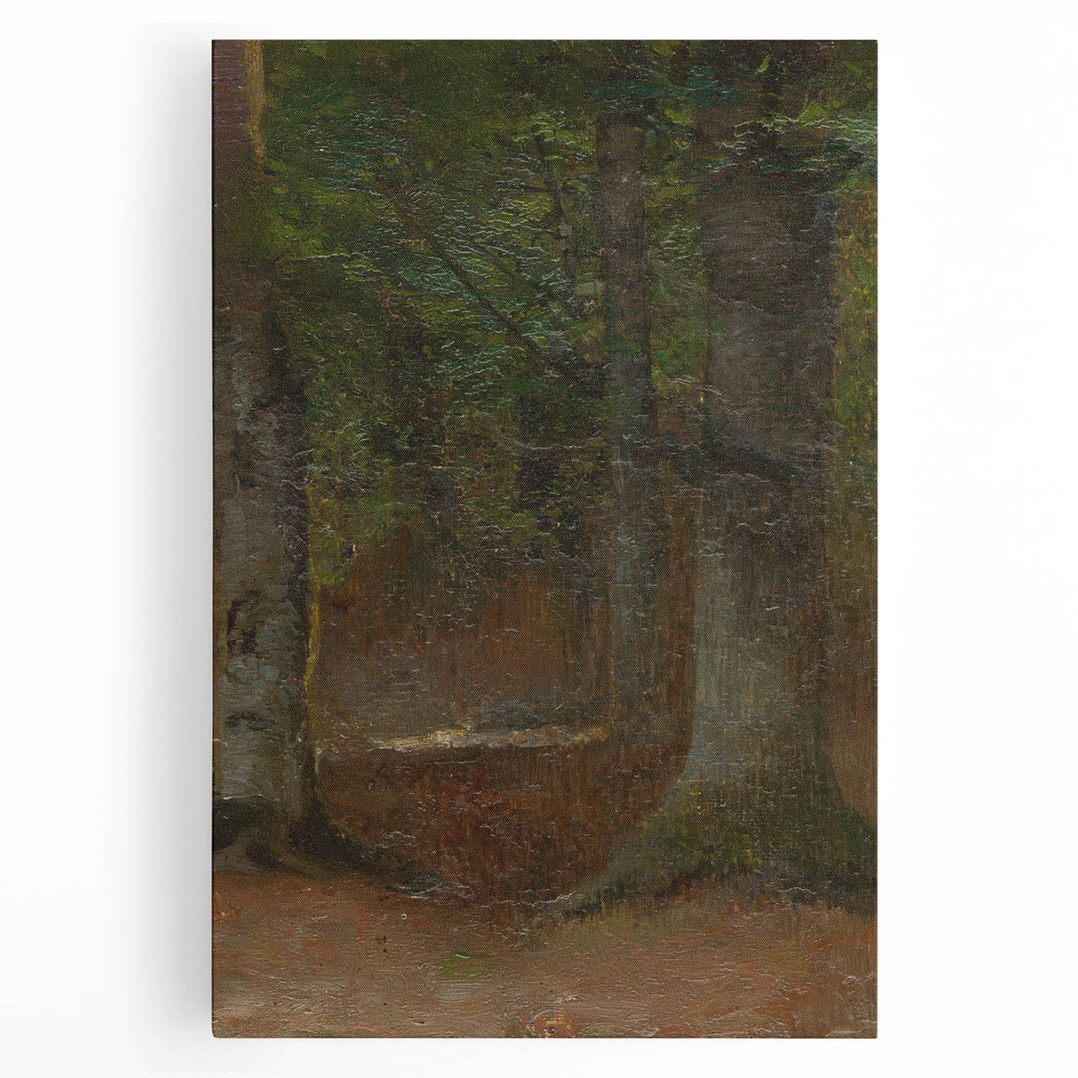 Forest Landscape Wall Art - Serene Woodland Study by László Mednyánszky