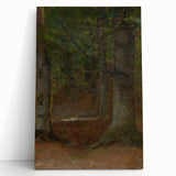 Forest Landscape Wall Art - Serene Woodland Study by László Mednyánszky