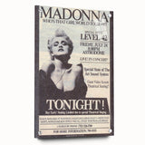 Madonna 1987 Who's That Girl Tour Poster - Retro Pop Wall Art