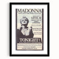 Madonna 1987 Who's That Girl Tour Poster - Retro Pop Wall Art