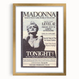 Madonna 1987 Who's That Girl Tour Poster - Retro Pop Wall Art