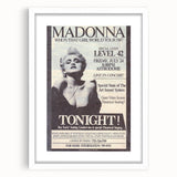 Madonna 1987 Who's That Girl Tour Poster - Retro Pop Wall Art