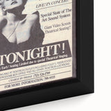 Madonna 1987 Who's That Girl Tour Poster - Retro Pop Wall Art