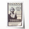 Madonna 1987 Who's That Girl Tour Poster - Retro Pop Wall Art