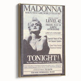 Madonna 1987 Who's That Girl Tour Poster - Retro Pop Wall Art