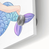 Princess Mermaid Girls Room Wall Art – Kids Room Art Print