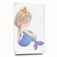 Princess Mermaid Girls Room Wall Art – Kids Room Art Print