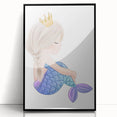 Princess Mermaid Girls Room Wall Art – Kids Room Art Print