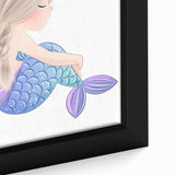Princess Mermaid Girls Room Wall Art – Kids Room Art Print