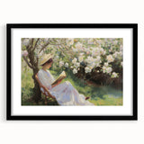 Abstract figurative art framed in a sleek black mat, showcasing dynamic shapes and bold colors, perfect for contemporary home decor and artistic expression.