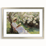 Abstract figurative silver frame with a mat, showcasing an artistic design that blends modern aesthetics with classic elegance, ideal for enhancing interior decor.