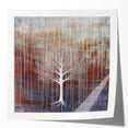 Abstract floral design print on glossy paper, showcasing vibrant colors and intricate patterns, ideal for home decor or artistic display. Perfect for enhancing interior aesthetics with a modern touch.