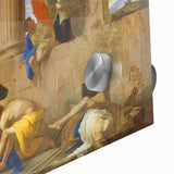 Baroque Ancient Ruins Scene: Classic Art Print with Historical Drama