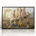 Baroque Ancient Ruins Scene: Classic Art Print with Historical Drama