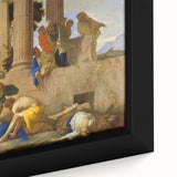 Baroque Ancient Ruins Scene: Classic Art Print with Historical Drama