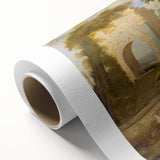 Baroque Ancient Ruins Scene: Classic Art Print with Historical Drama