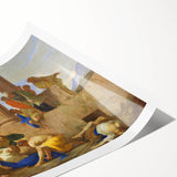 Baroque Ancient Ruins Scene: Classic Art Print with Historical Drama