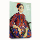 Impressionism Portrait Wall Art - La Mousmé by Van Gogh, Vibrant Print